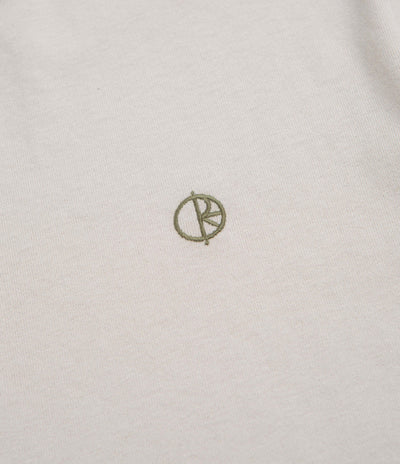 Polar Ringer T-Shirt - Pale Taupe / Army Green
