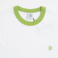 Polar Ringer T-Shirt - White / Peridot thumbnail