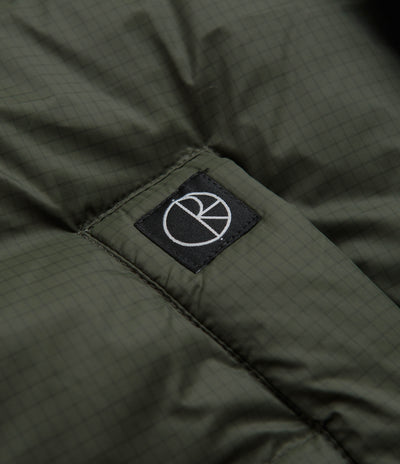 Polar Ripstop Soft Puffer Jacket in Grey Green