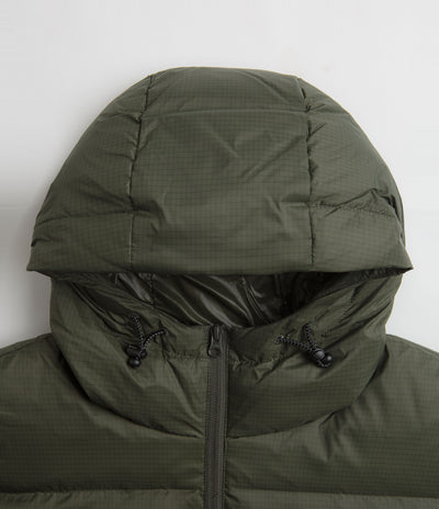 Polar Ripstop Soft Puffer Jacket in Grey Green