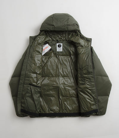 Polar Ripstop Soft Puffer Jacket in Grey Green