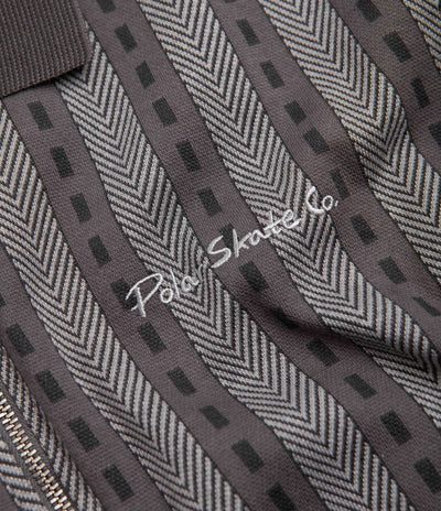 Polar Road Zip Polo Shirt - Graphite