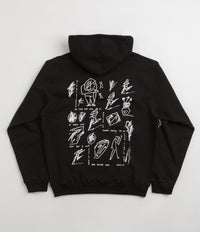 Polar Sad at Time Dave Hoodie in Black