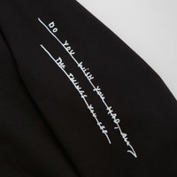 Polar Sad at Time Dave Hoodie in Black thumbnail