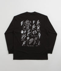 Polar Sad at Times Long Sleeve T-Shirt in Black