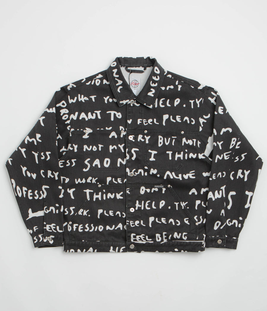 Polar Sad Notes Patrik Jacket - Black / White