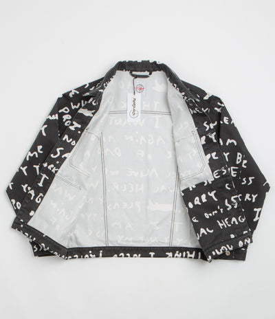 Polar Sad Notes Patrik Jacket in Black and White