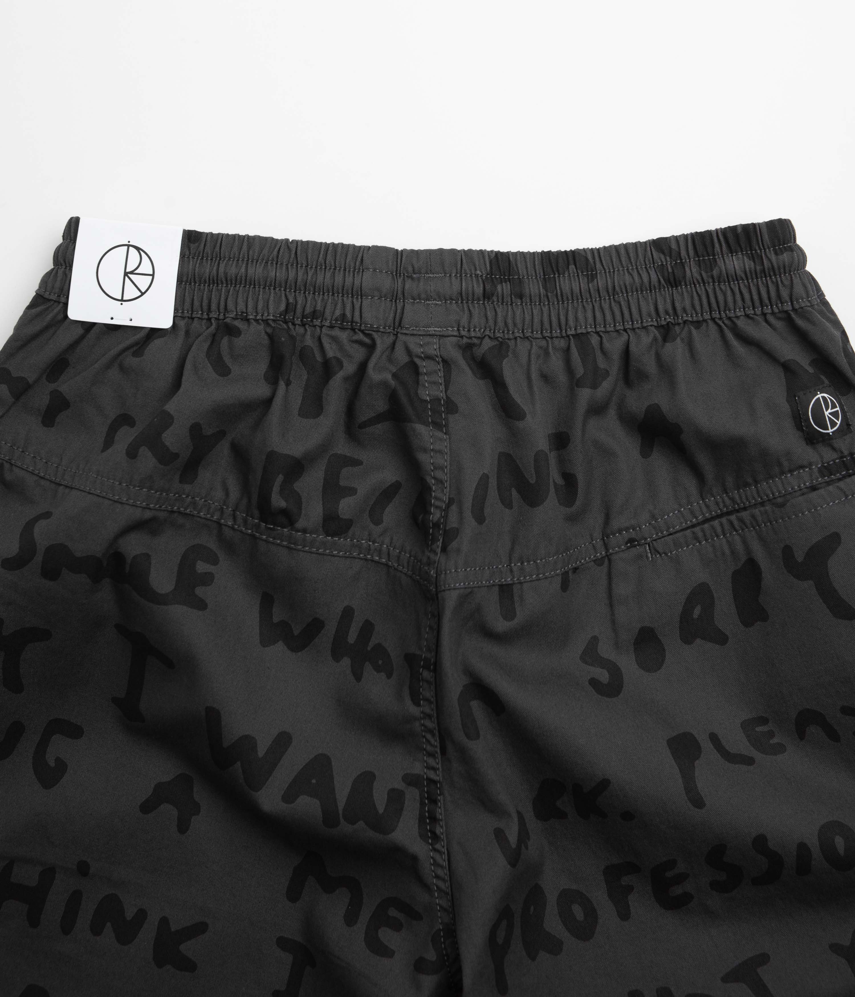 Polar Sad Notes Surf Pants Graphite Flatspot