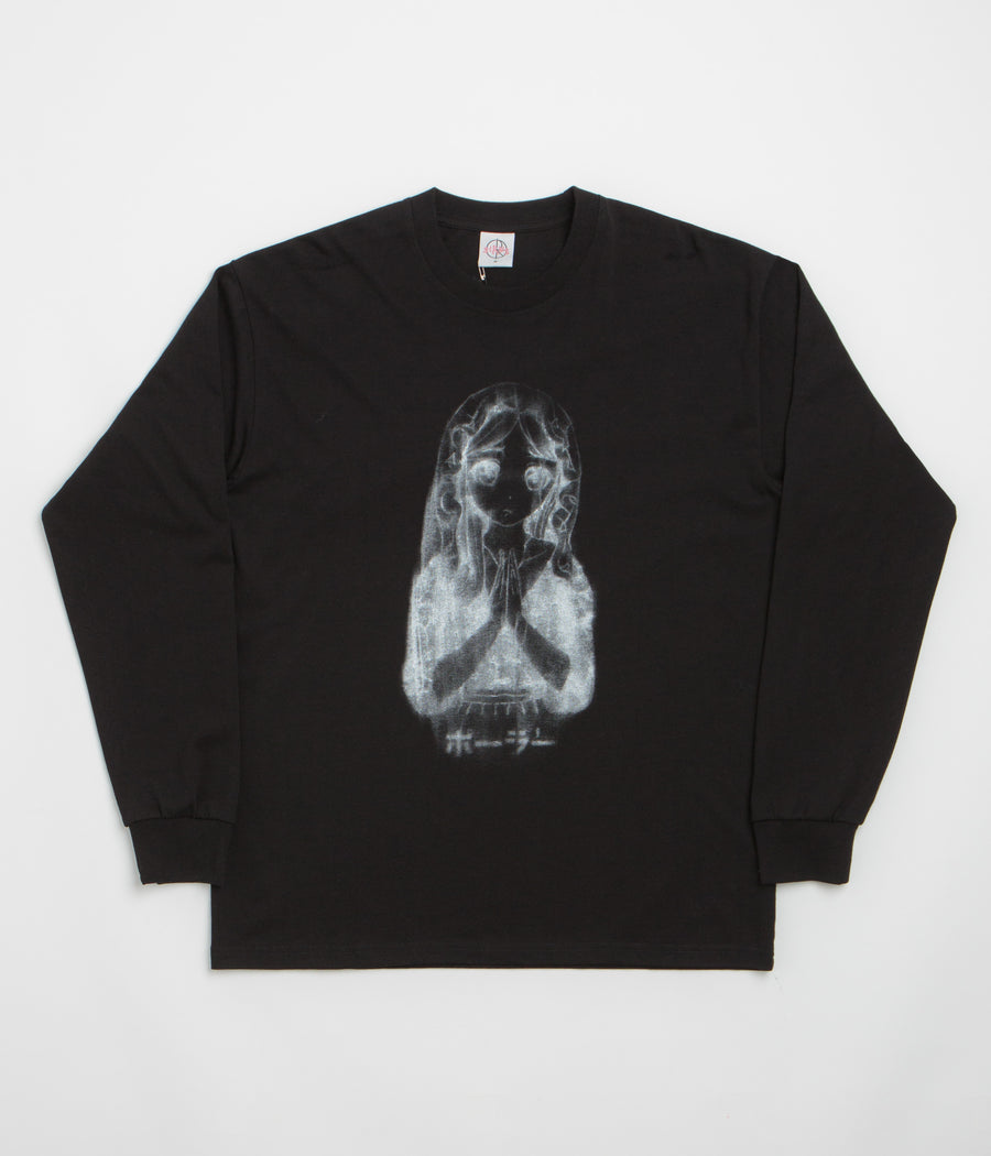 Polar Saint Kawaii Long Sleeve T-Shirt - Black
