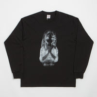 Polar Saint Kawaii Long Sleeve T-Shirt in Black thumbnail