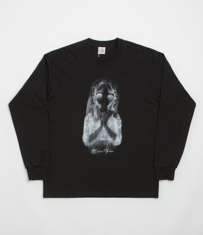 Polar Saint Kawaii Long Sleeve T-Shirt in Black