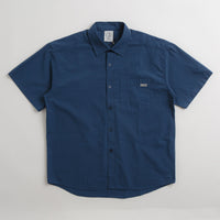 Polar Seersucker Mitchell Shirt - Grey Blue thumbnail