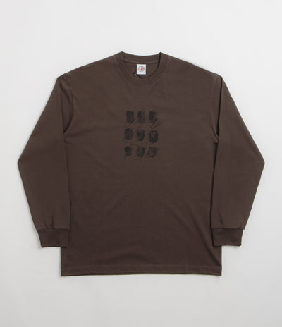 Polar Sequence Long Sleeve T-Shirt in Brown