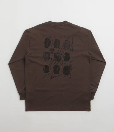 Polar Sequence Long Sleeve T-Shirt in Brown