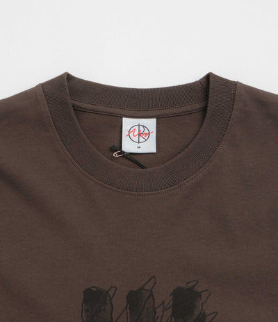 Polar Sequence Long Sleeve T-Shirt in Brown