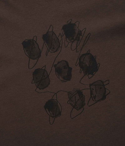 Polar Sequence Long Sleeve T-Shirt in Brown