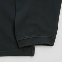 Polar Serge Long Sleeve Polo Shirt in Black thumbnail