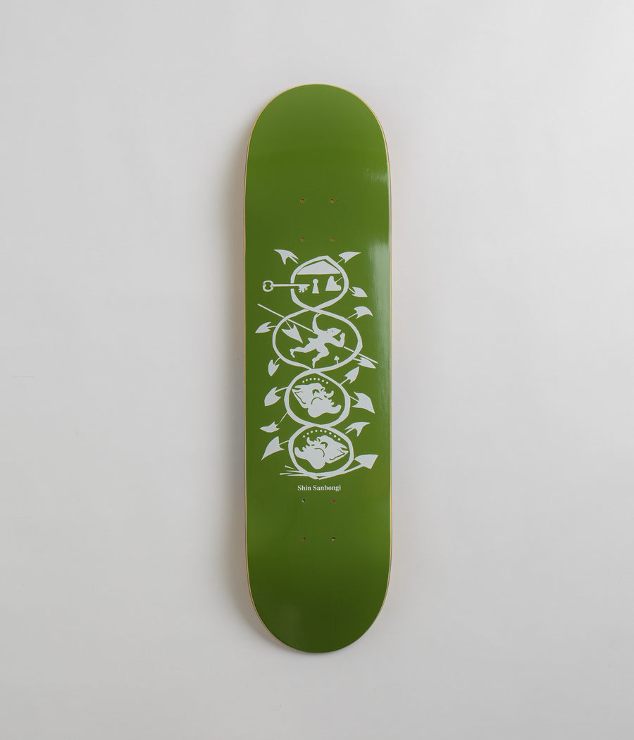 Polar Shin Sanbongi The Spiral of Life Deck in Olive and 8.125"