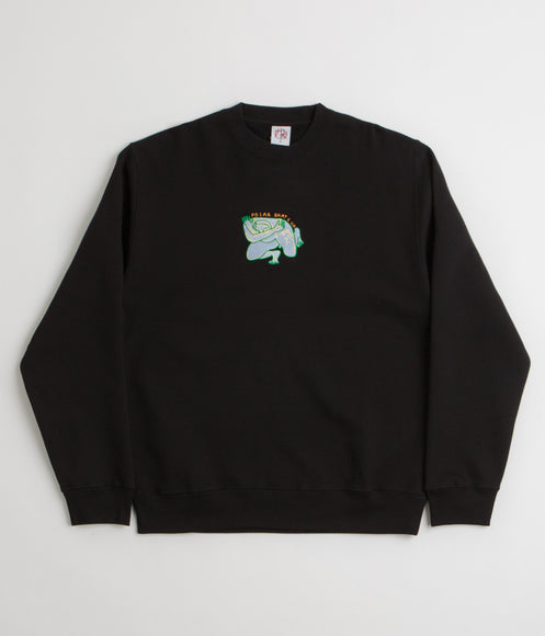 Polar Shy Bow Dave Crewneck Sweatshirt - Black