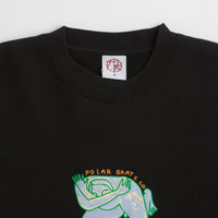 Polar Shy Bow Dave Crewneck Sweatshirt in Black thumbnail