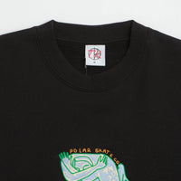 Polar Shy Bow Dave Crewneck Sweatshirt - Black thumbnail