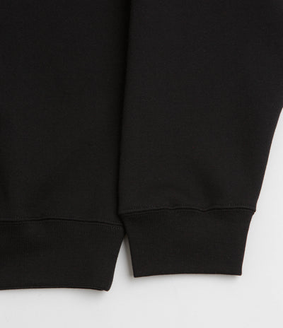 Polar Shy Bow Dave Crewneck Sweatshirt in Black