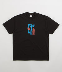 Polar Sitting Hands T-Shirt in Black