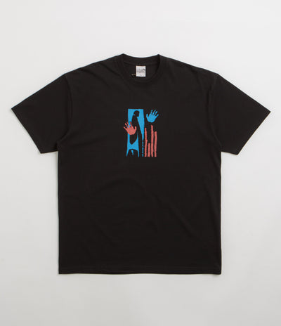 Polar Sitting Hands T-Shirt in Black