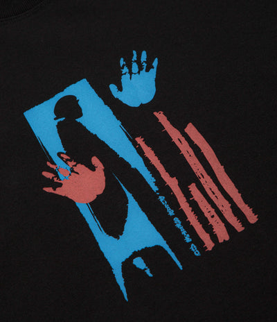 Polar Sitting Hands T-Shirt in Black