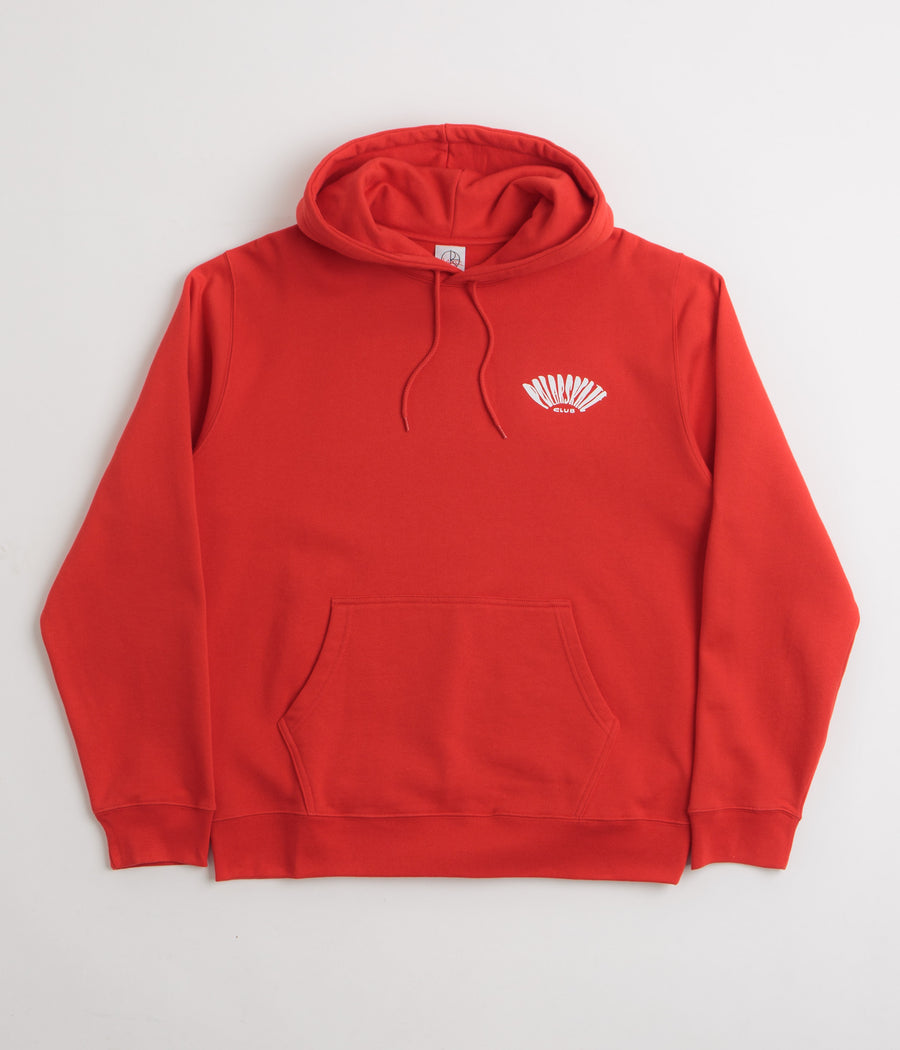 Polar Skate Club Dave Hoodie in Red
