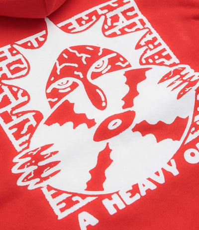 Polar Skate Club Dave Hoodie in Red