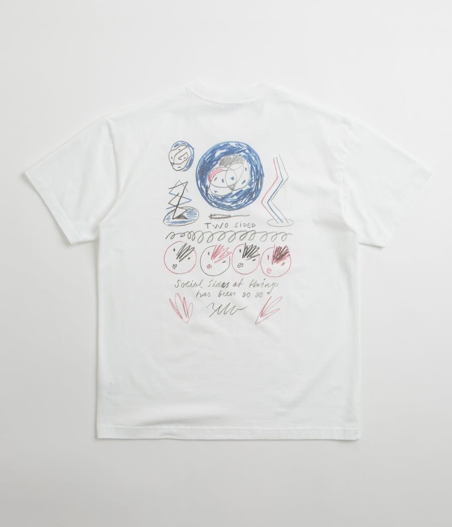 Polar Social Side T-Shirt in White