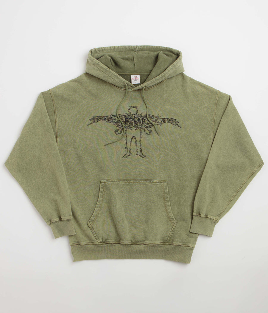 Polar Soul Acid Frank Hoodie - Army Green