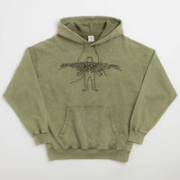 Polar Soul Acid Frank Hoodie - Army Green thumbnail