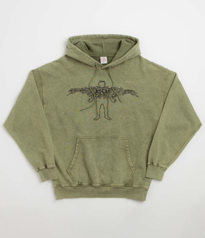 Polar Soul Acid Frank Hoodie - Army Green