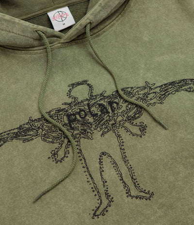 Polar Soul Acid Frank Hoodie - Army Green