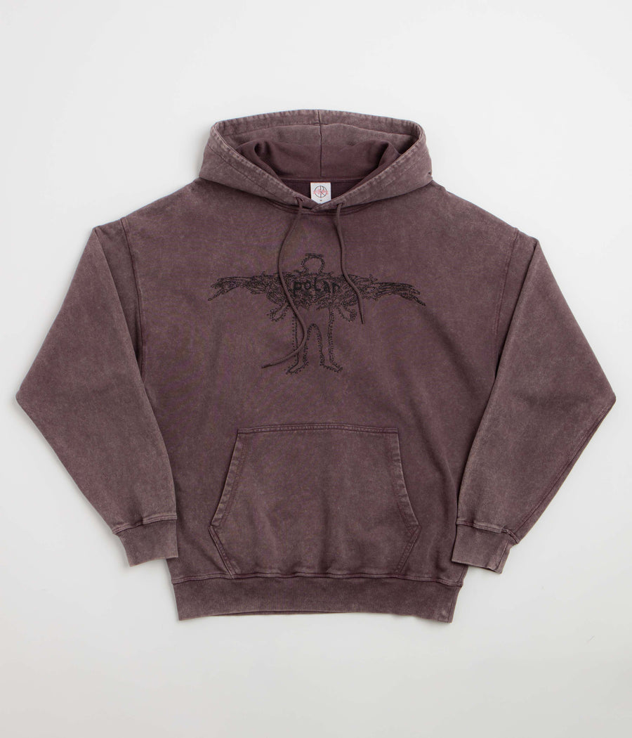 Polar Soul Acid Frank Hoodie - Bordeaux