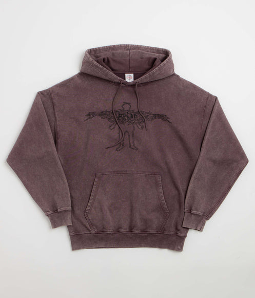 Polar Soul Acid Frank Hoodie - Bordeaux