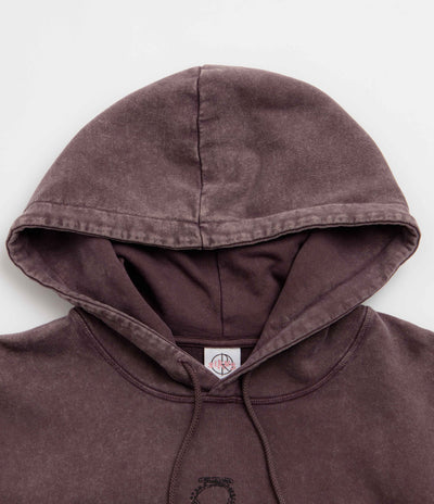 Polar Soul Acid Frank Hoodie - Bordeaux