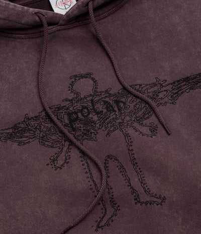 Polar Soul Acid Frank Hoodie - Bordeaux