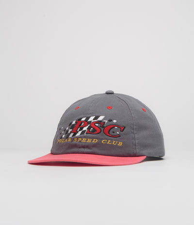 Polar Speed Club Michael Cap in Grey and Red