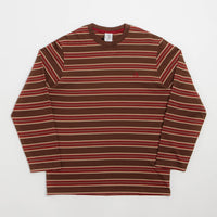 Polar Steve Long Sleeve T-Shirt - Brown / Red thumbnail
