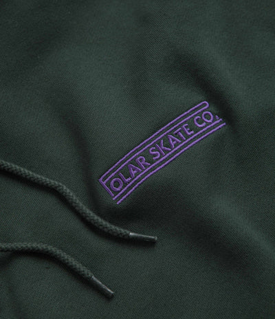 Polar Stretch Logo Dave Hoodie - Dark Teal