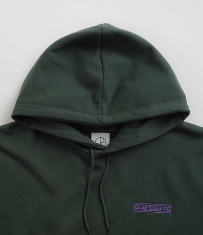 Polar Stretch Logo Dave Hoodie - Dark Teal