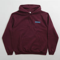 Polar Stretch Logo Dave Hoodie - Dark Wine thumbnail