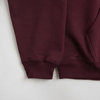 Polar Stretch Logo Dave Hoodie - Dark Wine thumbnail