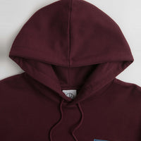 Polar Stretch Logo Dave Hoodie - Dark Wine thumbnail