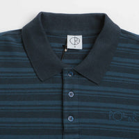 Polar Stripe Surf Polo Shirt in Neptune Blue thumbnail