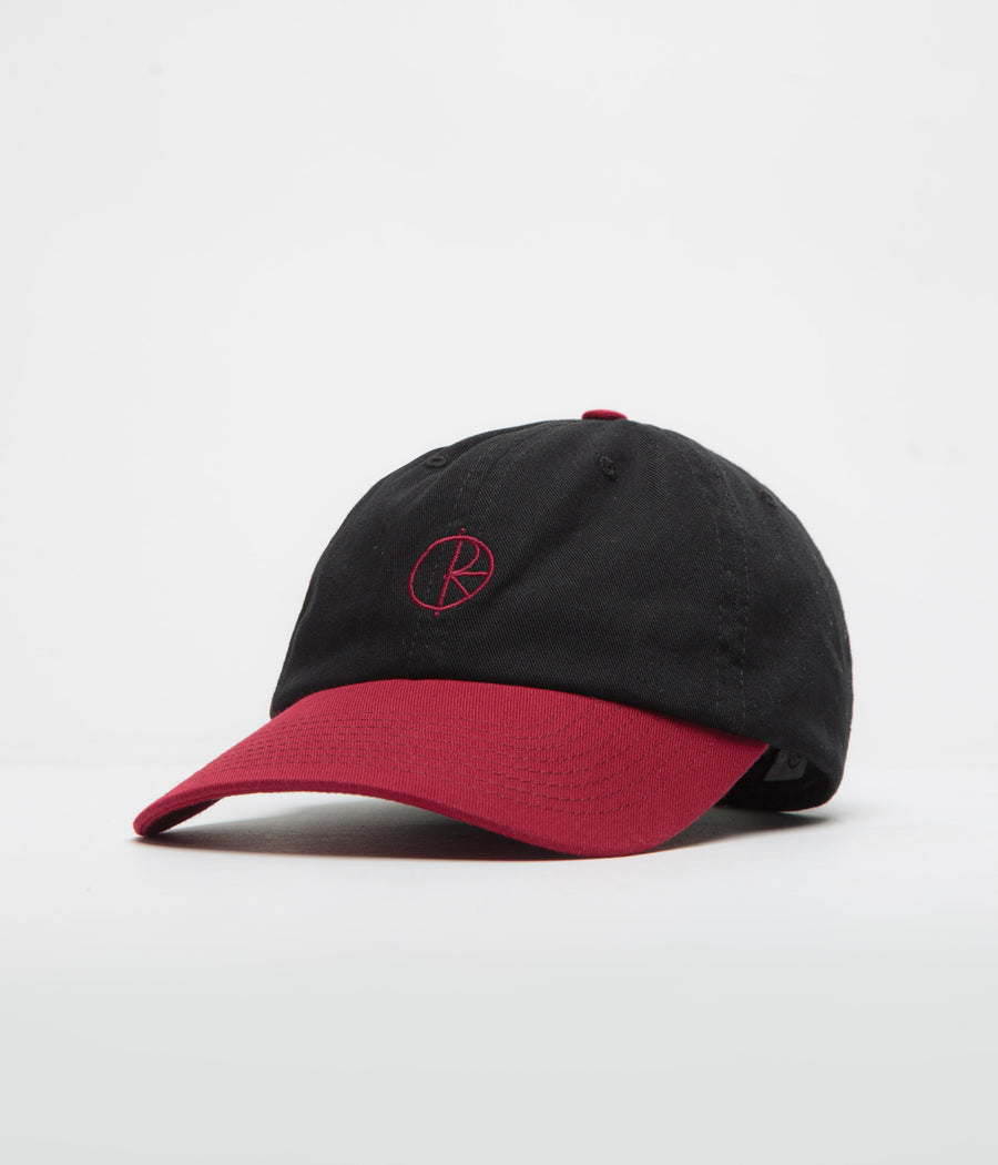 Polar Stroke Logo Sami Cap in Black and Redcurrant