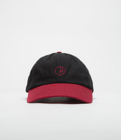 Polar Stroke Logo Sami Cap in Black and Redcurrant